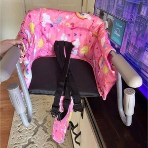 Pink Cloud and Rainbow Baby Seat